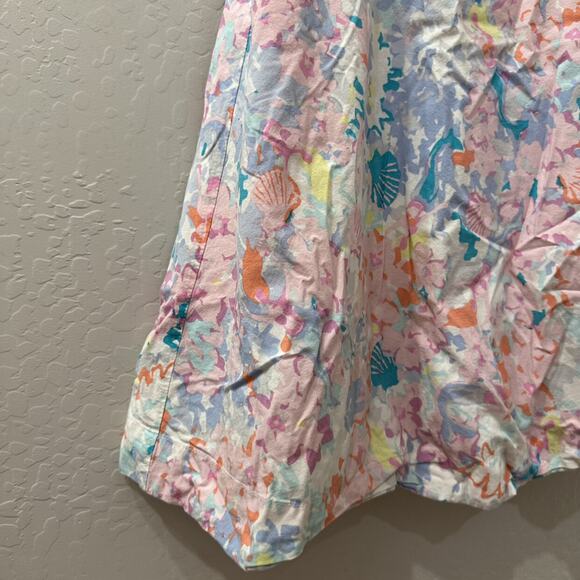 Joules Mermaid Coral Sea Shells Tank Dress - Picture 5 of 8